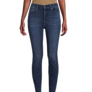 7 FOR ALL MANKIND Gwenevere High Rise Skinny Jeans size 27